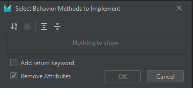 implement methods