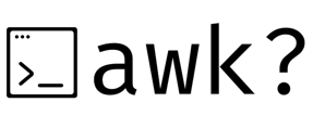 awk logo
