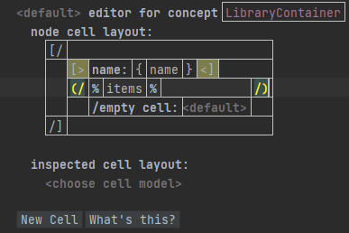 library container editor